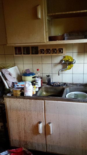 Keuken voor reiniging